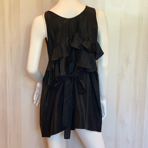 Sass and Bide black mini dress with ruffle back 6 - Picture 2 of 6